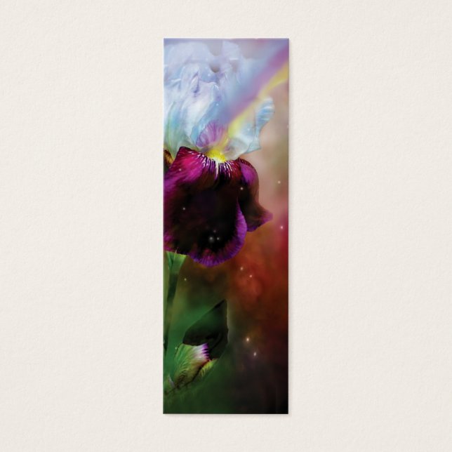 Cartes De Visite Déesse Du Signet D'Art Arc-En-Ciel (Devant)
