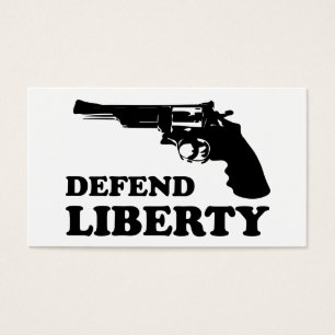 Cartes De Visite Défendre la liberté