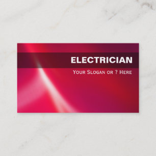Cartes de visite d'électricien