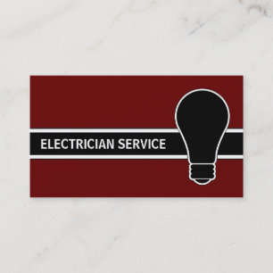Cartes de visite d'électricien