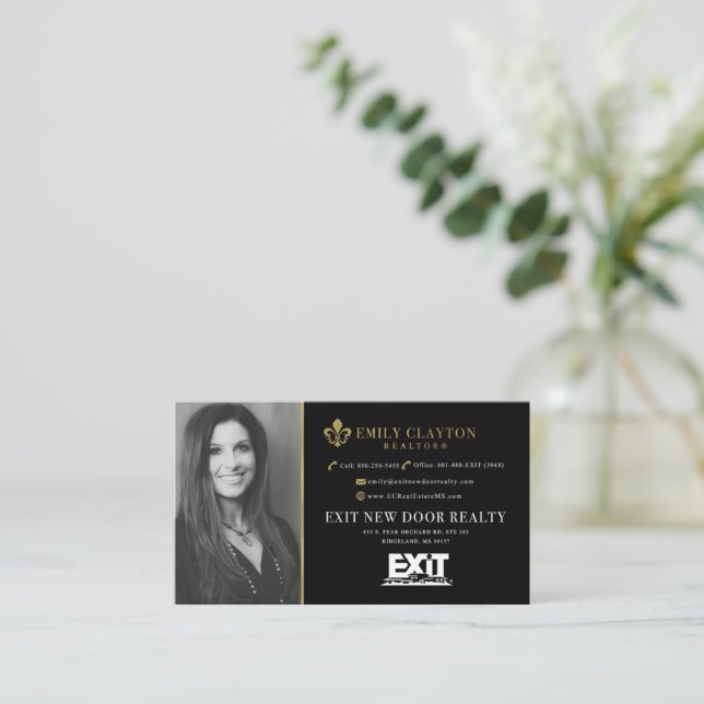 Cartes de visite d'Emily (non modifiable) (Debout devant)