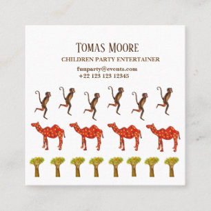 Cartes de visite d'Entertainer Party