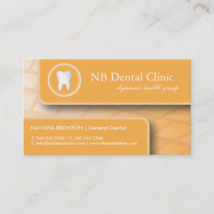 Cartes de visite dentistes / dentistes généraux