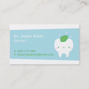 Cartes de visite dentistes pour souris mignonne po