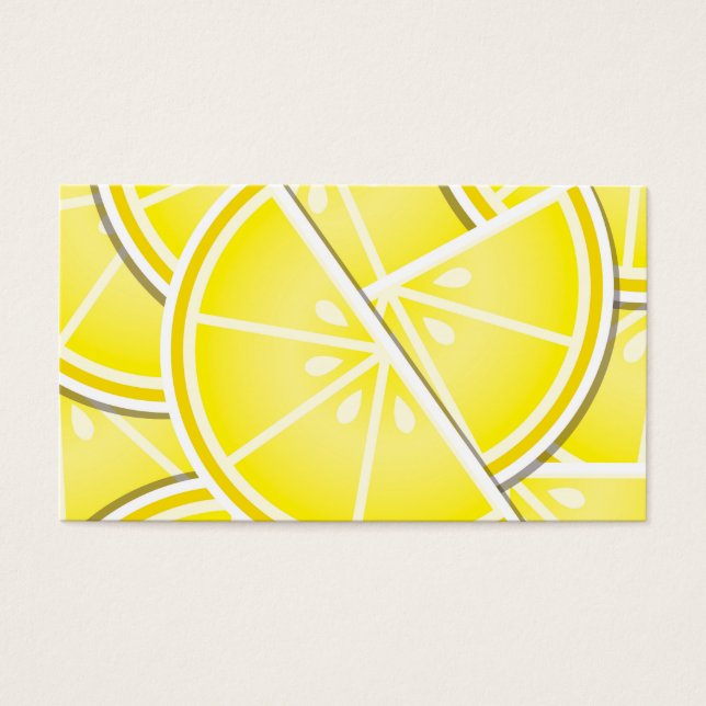 Cartes De Visite Des coins de citron funky ! (Devant)