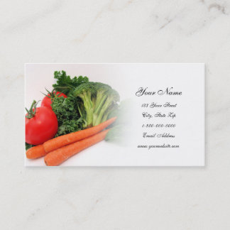 Cartes de visite des fruits et légumes 4