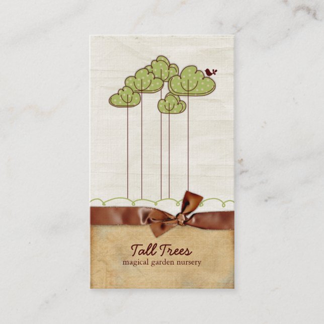 Cartes de visite des grands arbres (Devant)