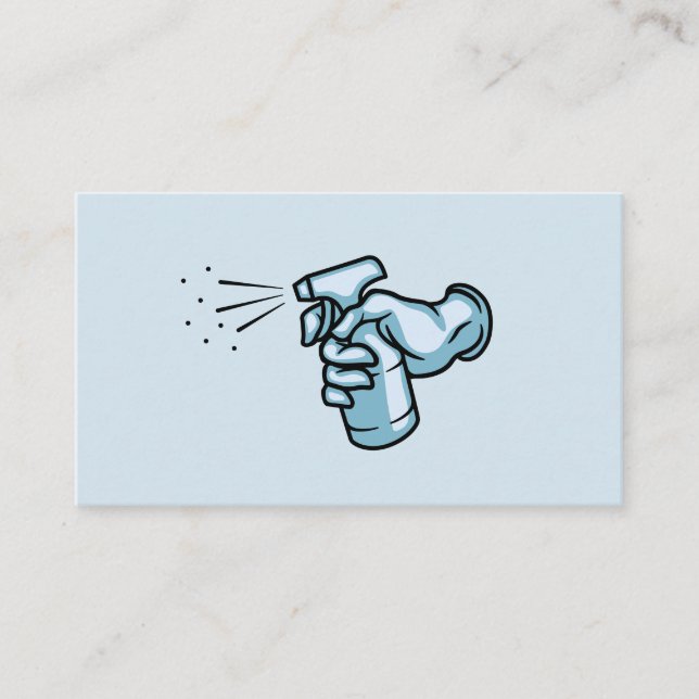 Cartes de visite des services de nettoyage (Devant)