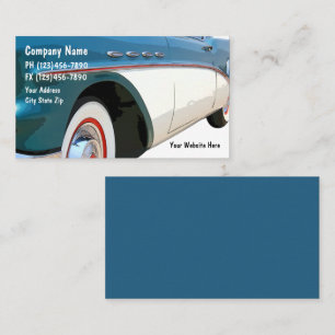 Cartes de visite des véhicules à moteur