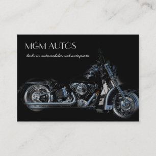 cartes de visite des véhicules à moteur