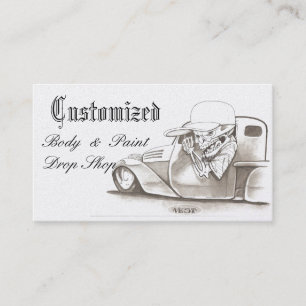 Cartes de visite des véhicules à moteur de platine