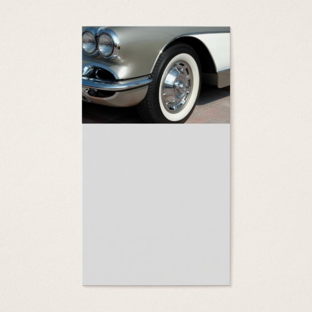 Cartes De Visite Design classique Chevrolet Corvette (Devant)