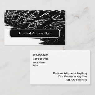 Cartes de visite design cool pour l'automobile