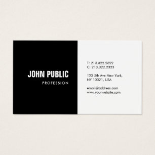 Cartes De Visite Design minimaliste moderne professionnel de goût