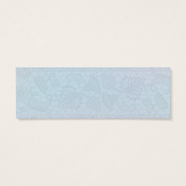 Cartes De Visite Design romantique de fleurs pastel (Dos)