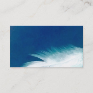 Cartes de visite d'esprit d'oiseau d'aile de plume