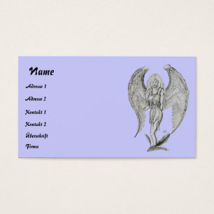 Cartes De Visite Dessin au crayon Angel