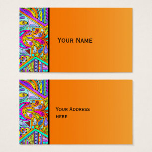 Cartes De Visite Dessiné à la main par EDDArt - Blah Blah Blah 1