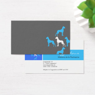 Cartes De Visite Deutsche Doggen Visitenkarten