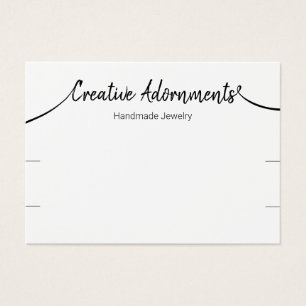 Cartes De Visite Deux bracelets avec signature