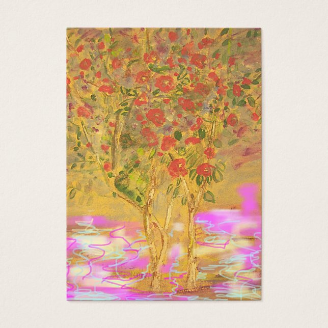 Cartes De Visite Deux Camellias Cool (Devant)