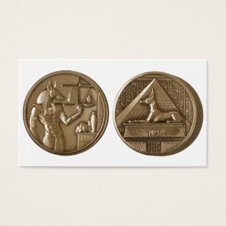 Cartes De Visite Deux Once .999 Pièce égyptienne en argent fin