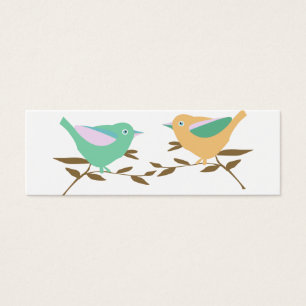 Cartes De Visite Deux petits oiseaux