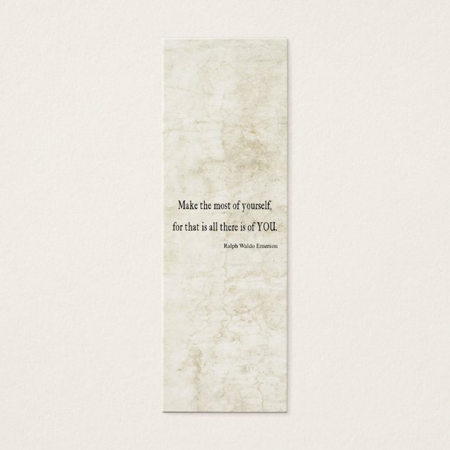 Cartes De Visite Devis vintage Emerson Inspiration (Devant)