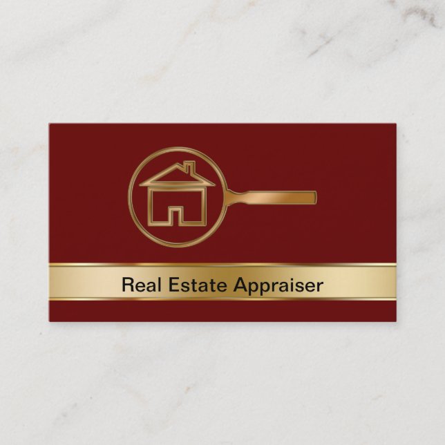 Cartes de visite d'expert immobilier (Devant)