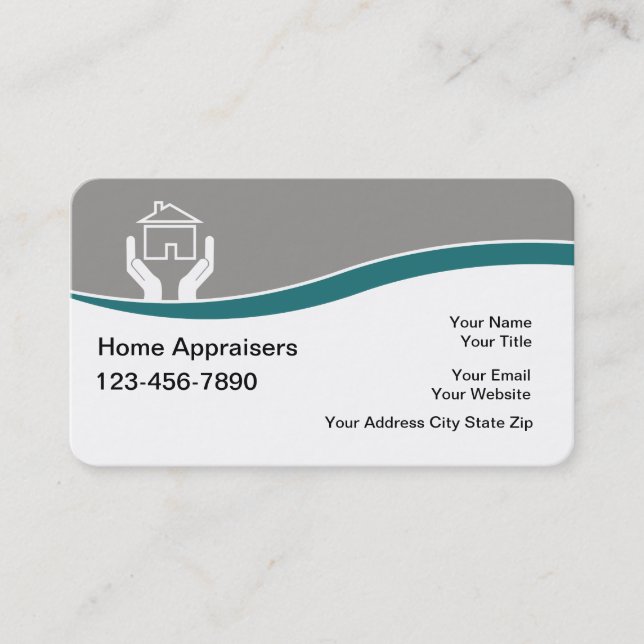 Cartes de visite d'expert immobilier (Devant)