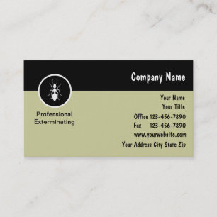 Cartes de visite d'exterminateur