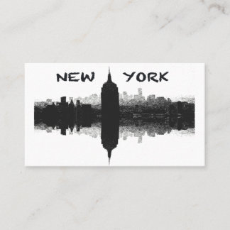 Cartes de visite d'horizon de New York City