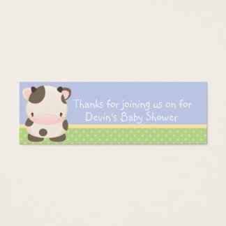 Cartes De Visite Diddles Farm moo-Vache Baby shower Favoriser Balis
