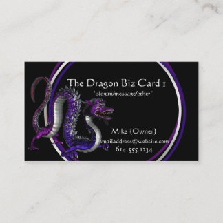 Cartes de visite d'imaginaire : : Dragon pourpre