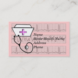 Cartes de visite d'infirmier autorisé