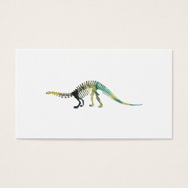 Cartes De Visite Dinosaur Skeleton (Devant)