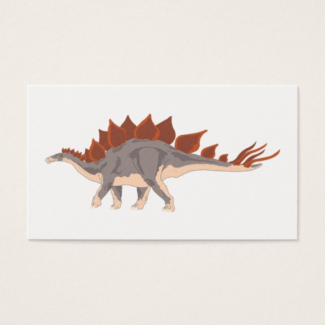 Cartes De Visite Dinosaure (Devant)