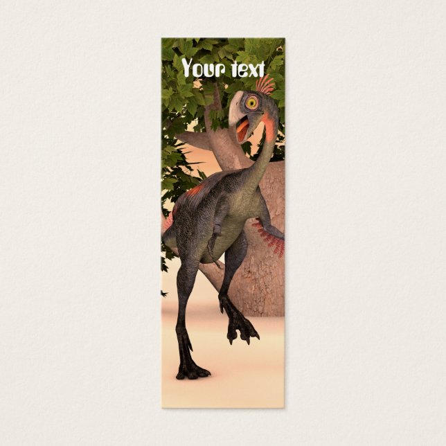 Cartes De Visite Dinosaure Gigantoraptor (Devant)