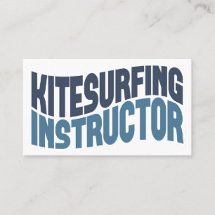 Cartes de visite d'instructeur de kitesurf