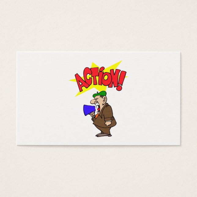 Cartes De Visite Directeur de movie (Devant)
