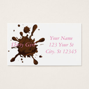 Cartes De Visite Dirty Girl Thunder_Cove