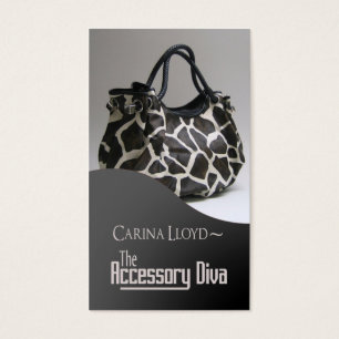 Cartes De Visite Diva accessoire : Vendeur de mode de bijoux