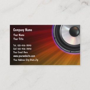 Cartes de visite DJ