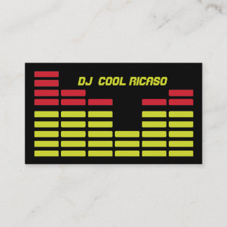 Cartes de visite DJ/musique