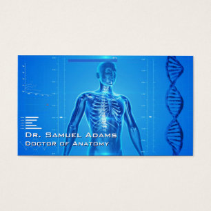 Cartes De Visite Docteur de l'anatomie