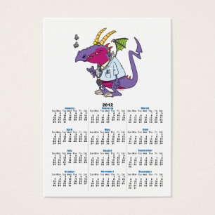 Cartes De Visite docteur dragon drôle personnage de dessin animé