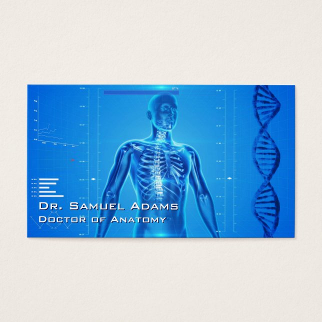 Cartes De Visite Docteur en anatomie (Devant)