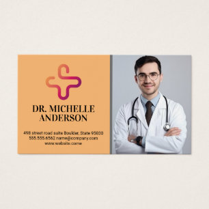 Cartes De Visite Docteur Smiling   Logo Médicale