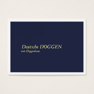 Cartes de visite Dogues Allemands
