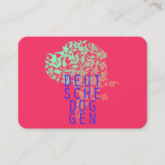 Cartes de visite Dogues Allemands